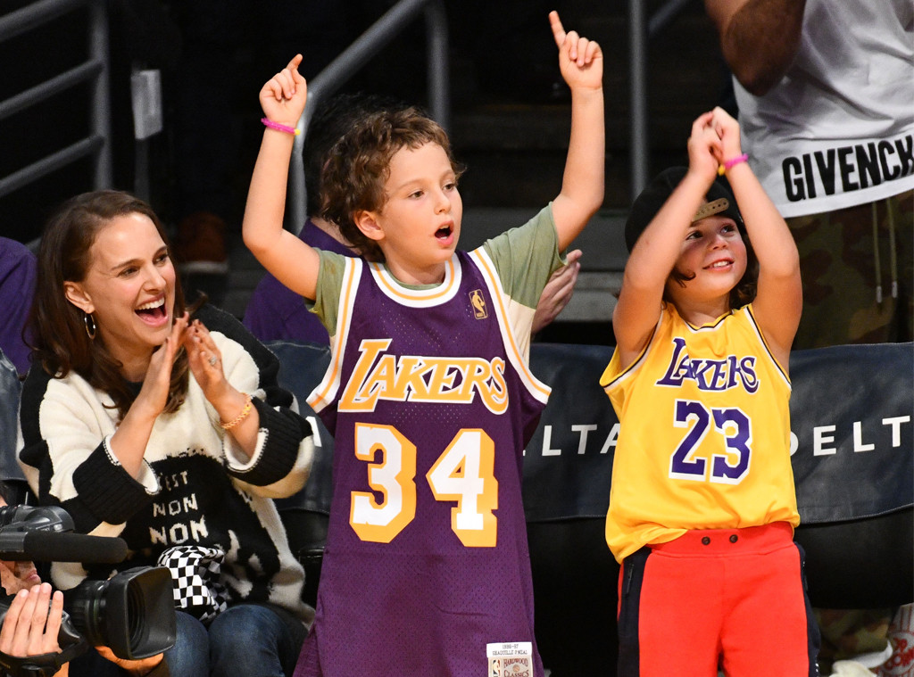 Natalie Portman, Aleph Portman-Millepied, Friend, Lakers Game